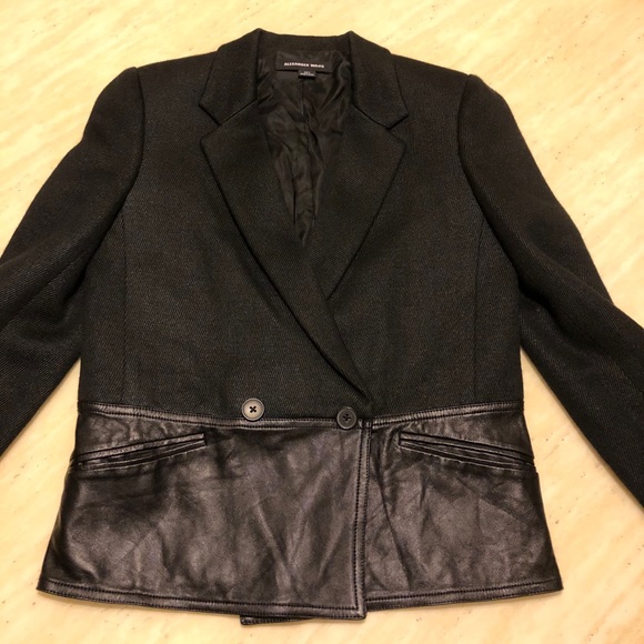 Auth New ALEXANDER WANG Lambskin Double-Breasted Blazer - Picture 2 of 10